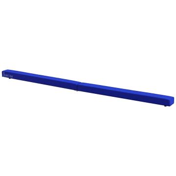 Гимнастическая балансировочная балка Homcom 210x10x6,5 см, синего цвета