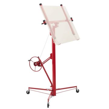 Kipsilevynostin VEVOR LG-022, Punainen, 1530 × 1530 × 1940 mm