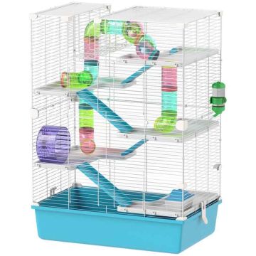 Клетка для грызунов PawHut 58x36x81 см, различные цвета.