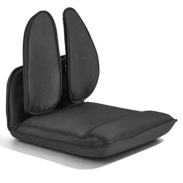 Напольное кресло VEVOR QX-1709, 5 положений, Чёрное, 50 × 13 × 96 см