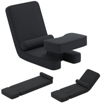 Floor sofa, 5-position backrest and footrest, 84 × 67 × 50 cm