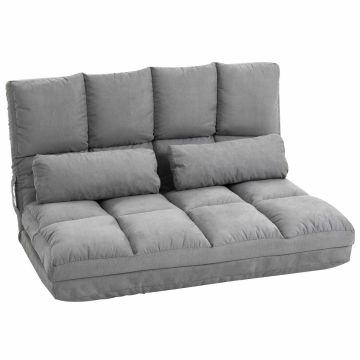 Lattiasohvasänky Homcom 102x73x60cm, harmaa
