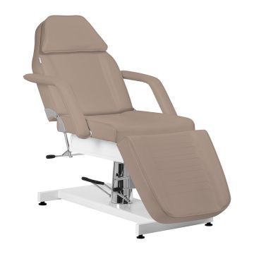 Kauneudenhoitotuoli Sillon, hydraulinen, Ruskea/valkoinen