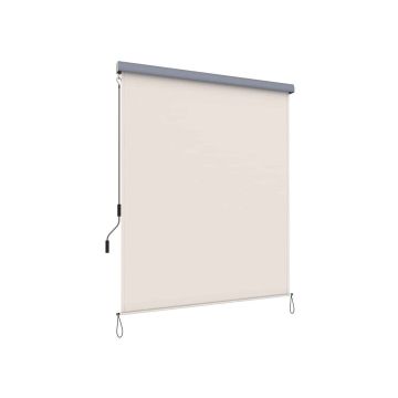 Pystysuora markiisi 250 x 180 cm, sisäänvedettävä, beige