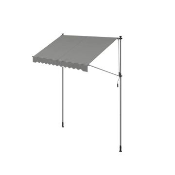 Markiisi 120x250x300cm., harmaa