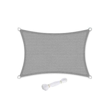 Aurinkopurje 2 x 3 m, repäisylujaa HDPE-muovia