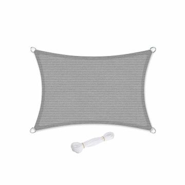 Aurinkopurje 3 x 5 m, repäisylujaa HDPE-muovia