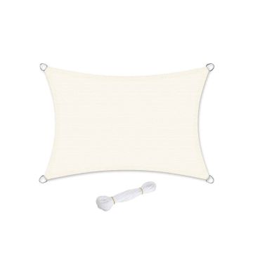Markiisi, aurinkosuoja, 3 x 5 m, beige