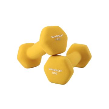Набор гирь SYL62YL 2 x 1 кг., желтый