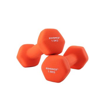 Набор гирь SYL63OG 2 x 1,5 кг., оранжевый