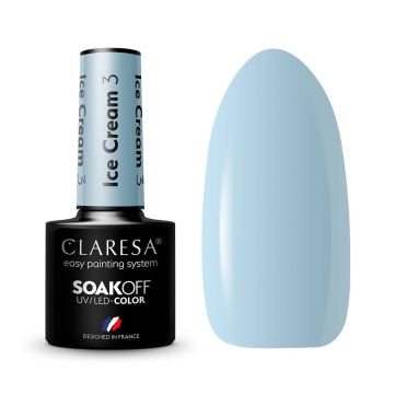 Гибридный лак для ногтей CLARESA Ice Cream 3