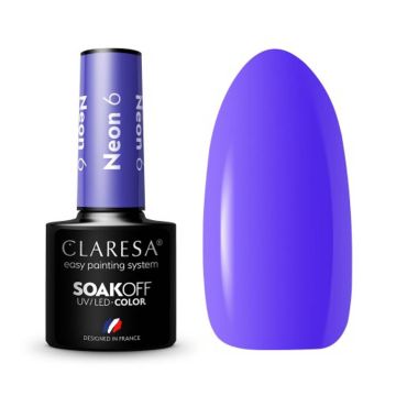 Гибридный лак для ногтей Claresa Neon 6