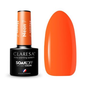 Гибридный лак для ногтей CLARESA NEON 7