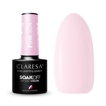 Гибридный лак для ногтей CLARESA PINK 504