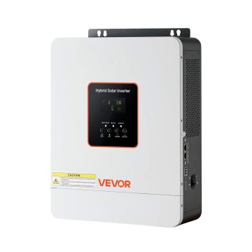 Hybridi-aurinkoinvertteri VEVOR GD3024JMH, 3000 W, 24 V DC–230 V AC, 48 × 20 × 38,5 cm