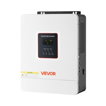 Hybridi-aurinkoinvertteri VEVOR GD5548JMH, 4000 W, 120 A MPPT, WiFi, 51,5 × 22,5 × 43 cm