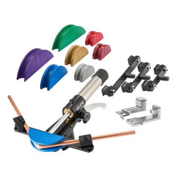 Hydraulinen putkentaivutussarja VEVOR HHW-22B, 7 matriisia, eteen- ja taaksepäin, 51 × 38 × 11,5 cm