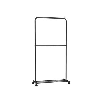 Vaateteline 40,5x91x194cm, musta