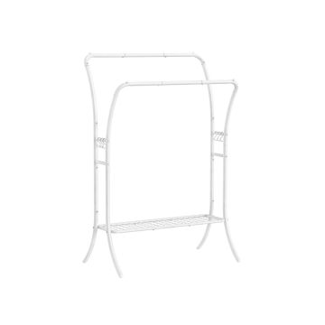 Vaateteline 46x100x155cm, valkoinen