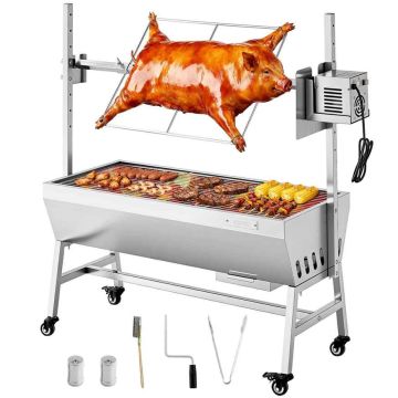 Vartagrilli VEVOR TB-37L2, 60 kg:n kapasiteetti, 113,5 × 44,2 × 112,3 cm