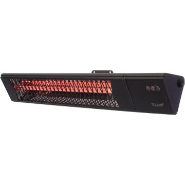 Infrapunalämmitin SUNRED PRO25W-SMART, seinäasennettava, 2500 W, Musta, 180 × 174 × 844 mm