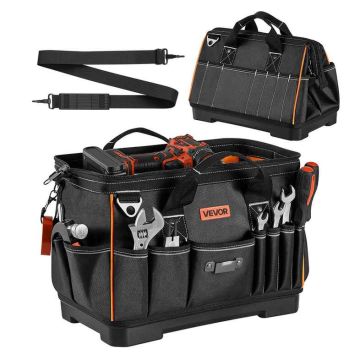 Työkalulaukku VEVOR GH202502, 33 taskua, 43 × 25 × 9 cm