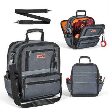 Työkalulaukku VEVOR GH202503, 34 taskua, 21 × 39 × 33 cm