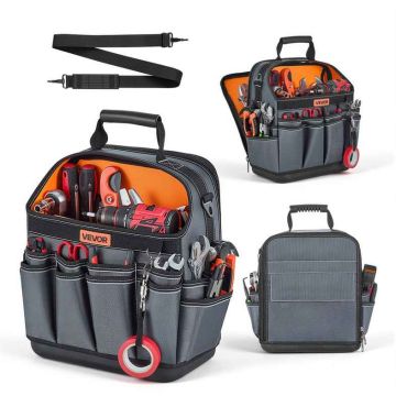 Työkalulaukku VEVOR GH202507, 39 taskua, 33 × 21 × 39 cm
