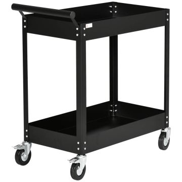 Тележка для инструментов Durhand 84,5x38x84 см, черного цвета