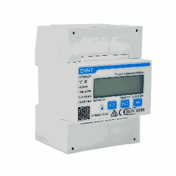 Älykäs sähkötehomittari Chint DTSU666, 3Ph+N Modbus 80 A MID, 36 × 65 × 100 mm