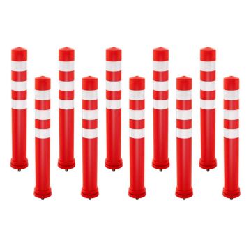 Warning post, 3 pcs, 10.16 × 10.16 × 66.04 cm