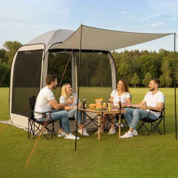 Verkollinen avattava teltta VEVOR 121136, 4–6 henkilölle, 182,5 × 182,5 × 220 cm
