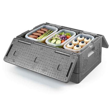 Eristetty ruoankuljetuslaatikko VEVOR YHY38L, 38 l, 60 × 40,5 × 26,5 cm