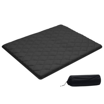 Japanilainen tatami-futonpatja VEVOR KZ-011, Taitettava queen-kokoinen, Musta, 203,2 × 152,4 × 8,9 cm