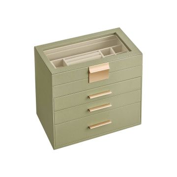 Шкатулка для украшений 15,3x25,1x21,5см., разные цвета
