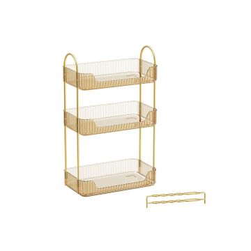 Органайзер для косметики 30,5x16,8x48см., бежевый