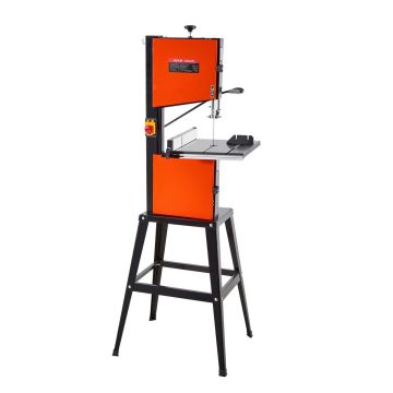 Vannesaha VEVOR HBS250, jalustalla