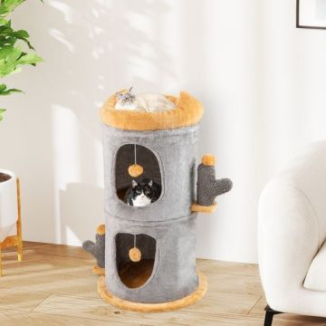 Cat tower, 2 levels, Ø 48 × 83 cm