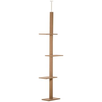 Kissanmurju PawHut 43x27x260cm, ruskea