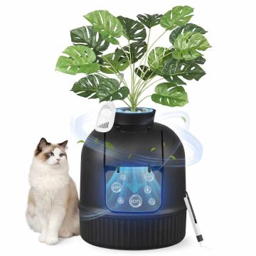Feandrea PPT006B101 Cat Litter Box, Closed, 49 × 115 × 49 cm