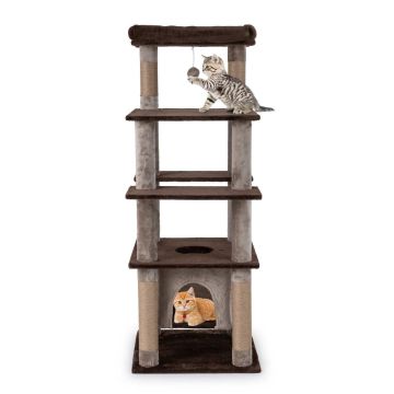 Cat scratching post, 6 scratching posts, 55.88 × 55.88 × 147.32 cm