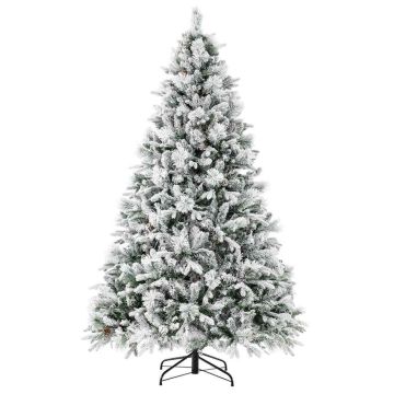 Joulukuusi, 1270 oksankärkeä, 320 LED, 210 × 130 cm