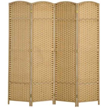 Tilanjakaja Aosom 830-814V00ND, 4 osaa, 160 × 170 × 1,6 cm