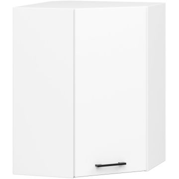 Kulmaseinäkaappi OLIWIA W 60/60 H720, yhdellä ovella, valkoinen, 60 × 60 × 72 × 30 cm