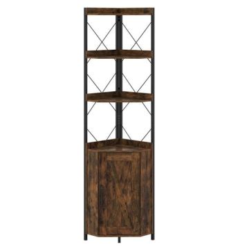 Corner shelf, 5 tiers, 38 × 180 × 38 cm