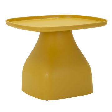 Coffee table Gea, Yellow, 48 × 38 × 48 cm