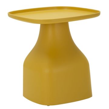 Coffee table Gea, Yellow, 48 × 50 × 48 cm