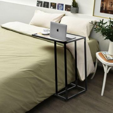 Coffee table, With tempered glass top, 55.37 × 65.02 × 35.05 cm