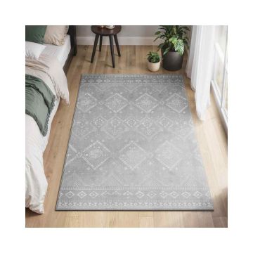 SONGMICS HOME Boho Rug, Washable, Beige, 120 × 170 cm