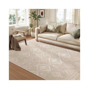 SONGMICS HOME Boho -matto, Beige, 120 × 170 cm